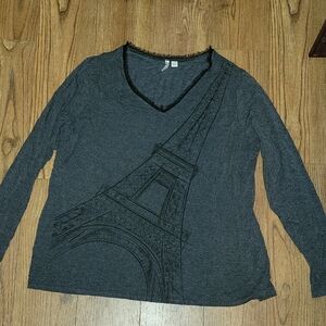 Cato  Long Sleeve Graphic Tee Relaxed Fit